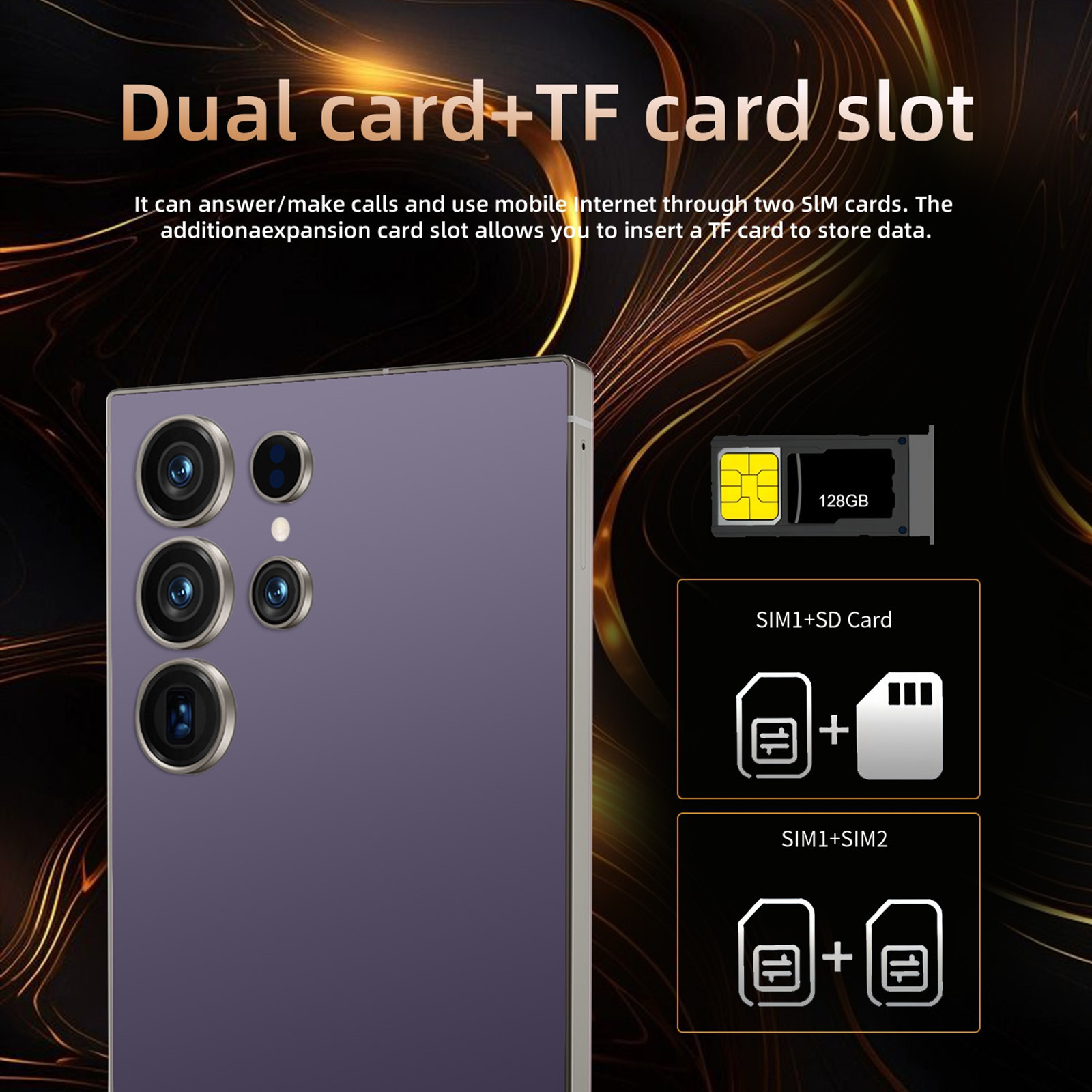 C25 Unlocked Phone Smartphone 8GB 256GB Android14.0 6800mAh 6.8inch 5G - Image 8