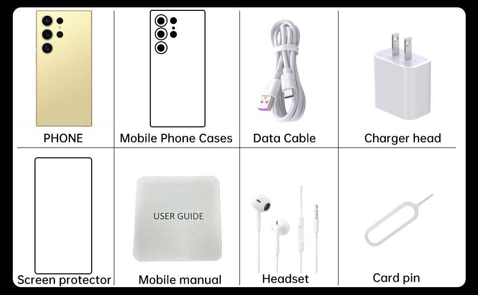 C25 Unlocked Phone Smartphone 8GB 256GB Android14.0 6800mAh 6.8inch 5G - Image 9