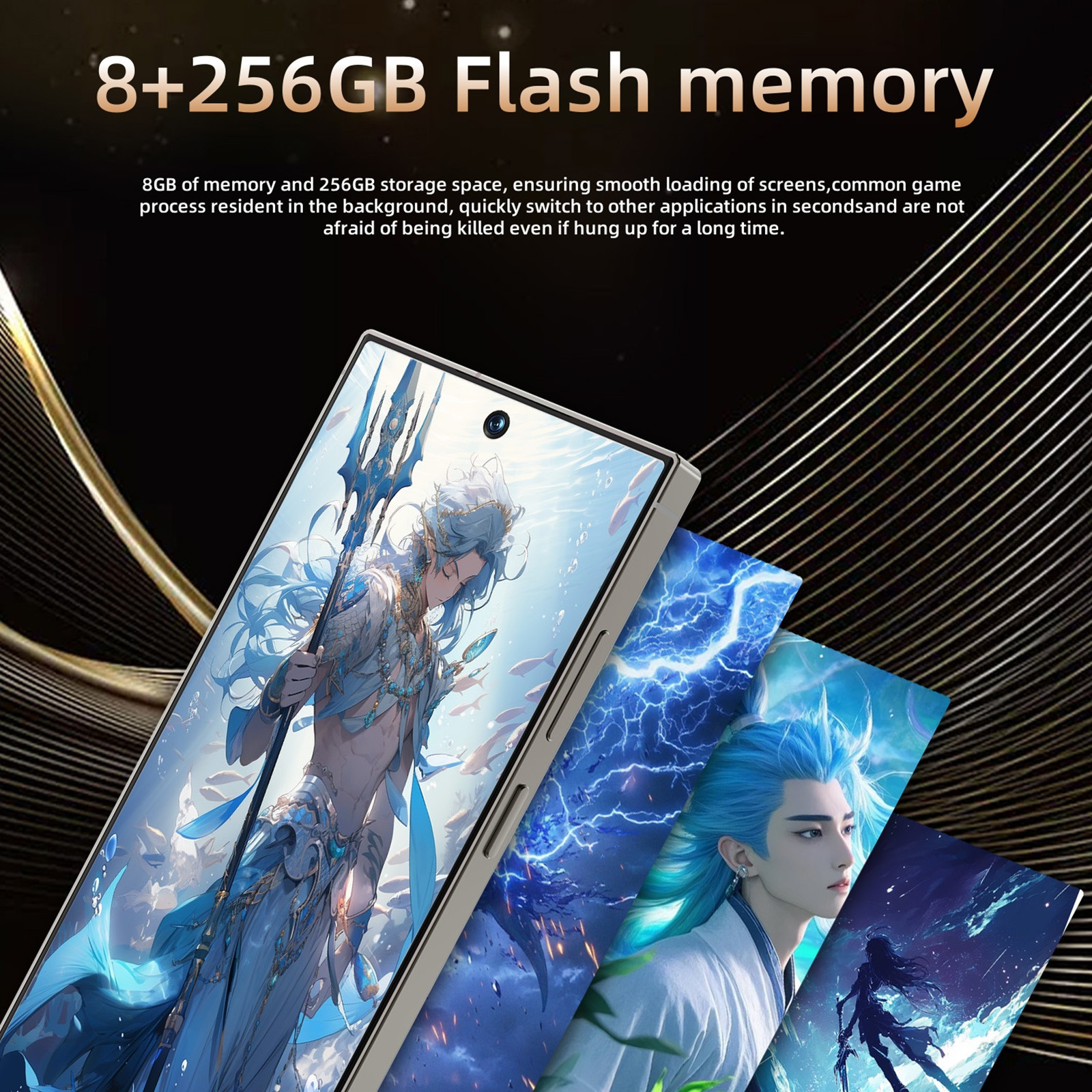 C25 Unlocked Phone Smartphone 8GB 256GB Android14.0 6800mAh 6.8inch 5G - Image 4